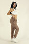 Women's Winter Cotton Puff Fabric Waist Elasticated Jogger Sweatpants - 4