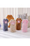 Kawaii Pink Cat Dog Paw Plush Pen Holder Pencil Case Makeup Bag Organizer Gift - 5
