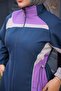 Women's Hijab Tracksuit Set Zippered Bottom Top Tracksuit Set - 5