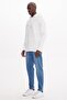 Hooded Collar Ecru Men's Sweatshirt TC3909 - 2