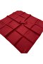 Red Solid Color Sura Pure Silk Scarf Ist 10D02 - 103