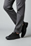 Black Color Men's Casual Linen Shoes - 7