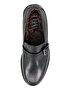 036662 Men's Classic Shoes with Fur Buckle - Black - 6