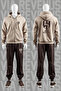 Al Hilal Front and Back Printed Zippered Hooded Cotton Tracksuit Set