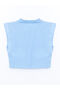 Natuvera Light Blue Shirt Collar Poplin Women's Blouse - 6