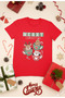 New Year Printed Unisex Children's T-Shirt, Christmas Themed, 100% Cotton