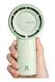 Handheld Turbo Fan 5 - 4500mAh USB Rechargeable, 5 Speeds, Green