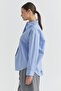 Women's Striped Oversize Shirt - 6