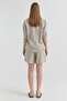 Women's Pleated Detailed Shorts - 8