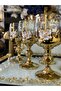 6-Person Brushed Titanium Gold Coffee Side Water Glass Goblet 150 ML - 2