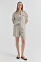 Women's Pleated Detailed Shorts - 6