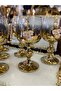 6-Person Brushed Titanium Gold Coffee Side Water Glass Goblet 150 ML - 4