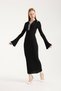 Polo Neck Ribbed Dress - 2