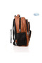 PU Leather Laptop Backpack - Light Brown (Tan) - 2