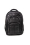 Black Pu Leather Backpack