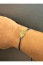 Zircon Stone Embroidered Leaf Women's Cord Bracelet - 5