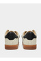 Beige Panelled Hook and Loop Closure Sneakers - 4