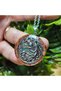 Ahal-Teke Symbol - Star Stone Orgonite Necklace - Steel Chain - Handmade Design Products - 4