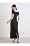 Women Off Shoulder Textured Knit Maxi Dress - 4