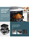 3PCS Square Springform Pan Set (8/9/10 in) Non-stick Removable Bottom - 7