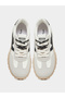 Grey Panelled Lace Up Sneakers - 6