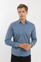 Long Sleeve Snap Fastener Stretch Fabric Koton Men's Shirt Rotation Print - 4