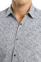 Long Sleeve Snap Fastener Stretch Fabric Koton Men's Shirt Rotation Print - 7