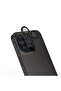 واقي عدسة الكاميرا الصغيرة المتوافق مع هاتف iPhone 16 Pro - فضي - 2