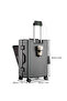 20" Luggage Multifunctional Aluminum Frame Luggage Suitcase Set - White - 7