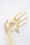 Small Keychain with Star Ring, White Pearl, and Tassel, Gift Bag Ornament - 5