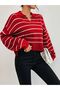 WOMEN'S STRIPED KNITWEAR SWEATER - 4