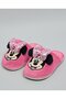 Fuchsia Girl's Minnie Mouse Bedroom Slippers - 2