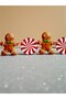 Cookie Man and Candy Themed 15-Piece Cardboard Christmas Banner Ornament 1 Meter, Wall, Window and Tree Decoration - 6