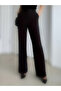 Solid Pocket Detail Straight Leg Pants
