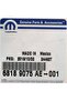 Genuine Evaporator Tube 68189075AE - 4