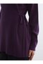 Lcw Modest Purple Stand Collar Oversize Women's Knitwear Tunic - 3