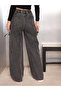 Grey Washed Cargo Jeans - 5