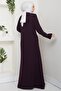 جلد مطرز باللون البرقوقي HM2849 - 5