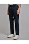 Solid Tapered Fit Trousers with Button Closure - 3