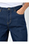 Oversized Fit Dark Wash Clean Look Jeans - 3