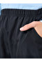Black Solid Cargo Joggers - 3