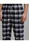 Plaid Lounge Pants with Drawstring Waist - 5