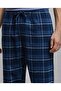 Plaid Lounge Pants with Drawstring Waist - 5