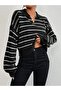 WOMEN'S STRIPED KNITWEAR SWEATER - 5