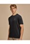 Logo Detail Active T-Shirt with Crew Neck and Short Sleeves - 3