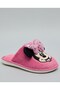 Fuchsia Girl's Minnie Mouse Bedroom Slippers