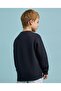 Typography Print Sweatshirt with Crew Neck and Long Sleeves - 5