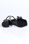 K.32 Transparent Tape Butterfly Detailed Heeled Shoes F.-Black - 36 - 2