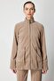 Mock Neck Textured Tracksuit Top