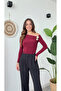 Sandy Blouse with Gathered Detail and Gold Buckle - 5